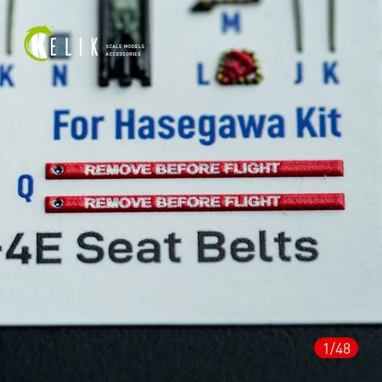 RF-4E - interior 3D decals for Hasegawa kit, 1/48 - Kelik K48146