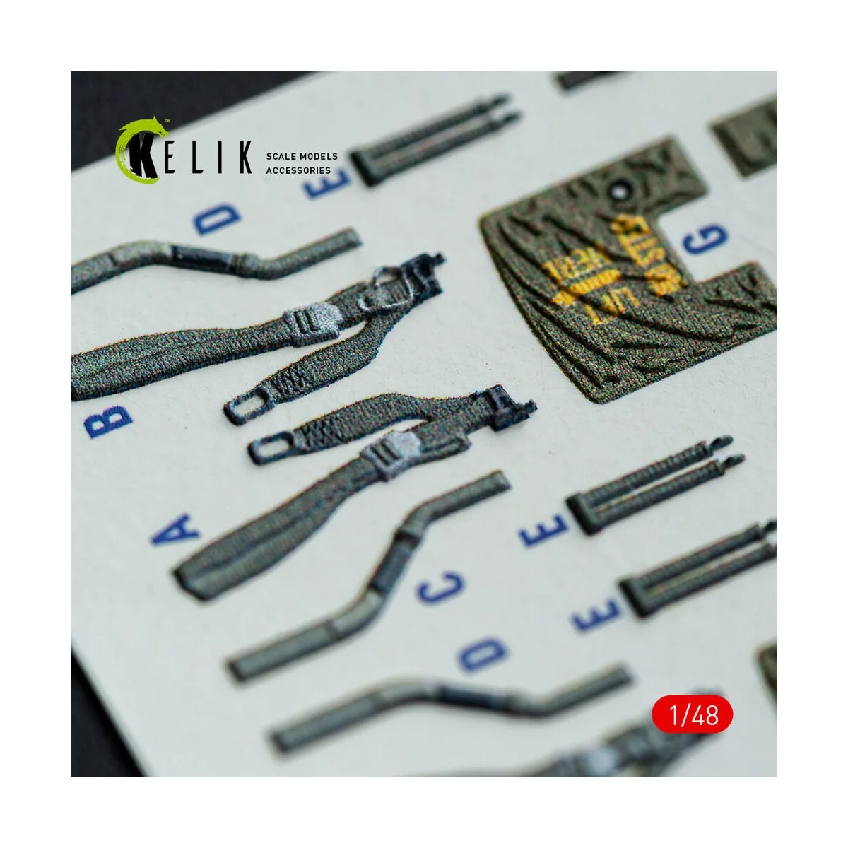 F-4E - interior 3D decals for Hasegawa kit, 1/48 - Kelik K48148
