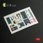 HARRIER GR3 - interior 3D decals for Kinetic kit, 1/48 - Kelik K48151
