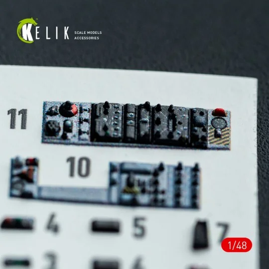 AV-8A HARRIER (Early) - interior 3D decals for Kinetic kit, 1/48 - ...