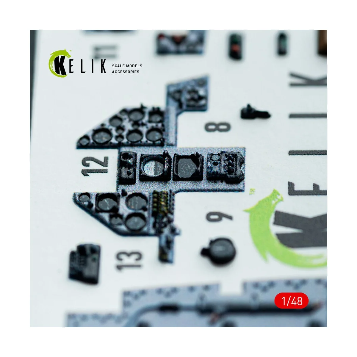 AV-8A HARRIER (Early) - interior 3D decals for Kinetic kit, 1/48 - ...