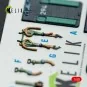 HARRIER GR3 - interior 3D decals for Kinetic kit, 1/48 - Kelik K48151