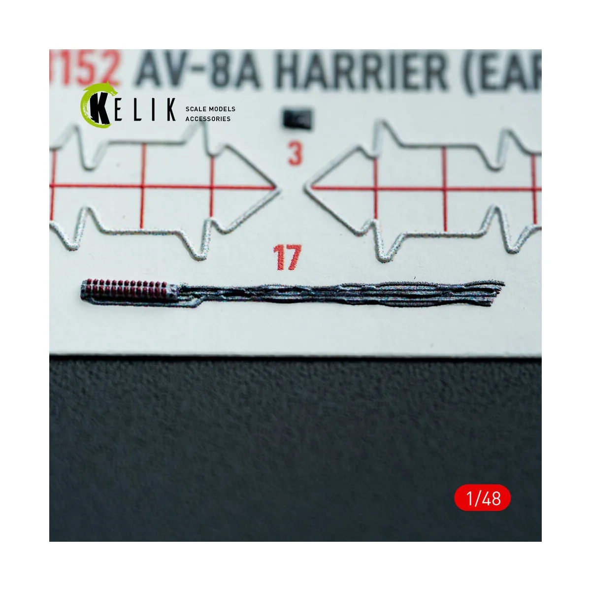 AV-8A HARRIER (Early) - interior 3D decals for Kinetic kit, 1/48 - ...