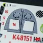 HARRIER GR3 - interior 3D decals for Kinetic kit, 1/48 - Kelik K48151