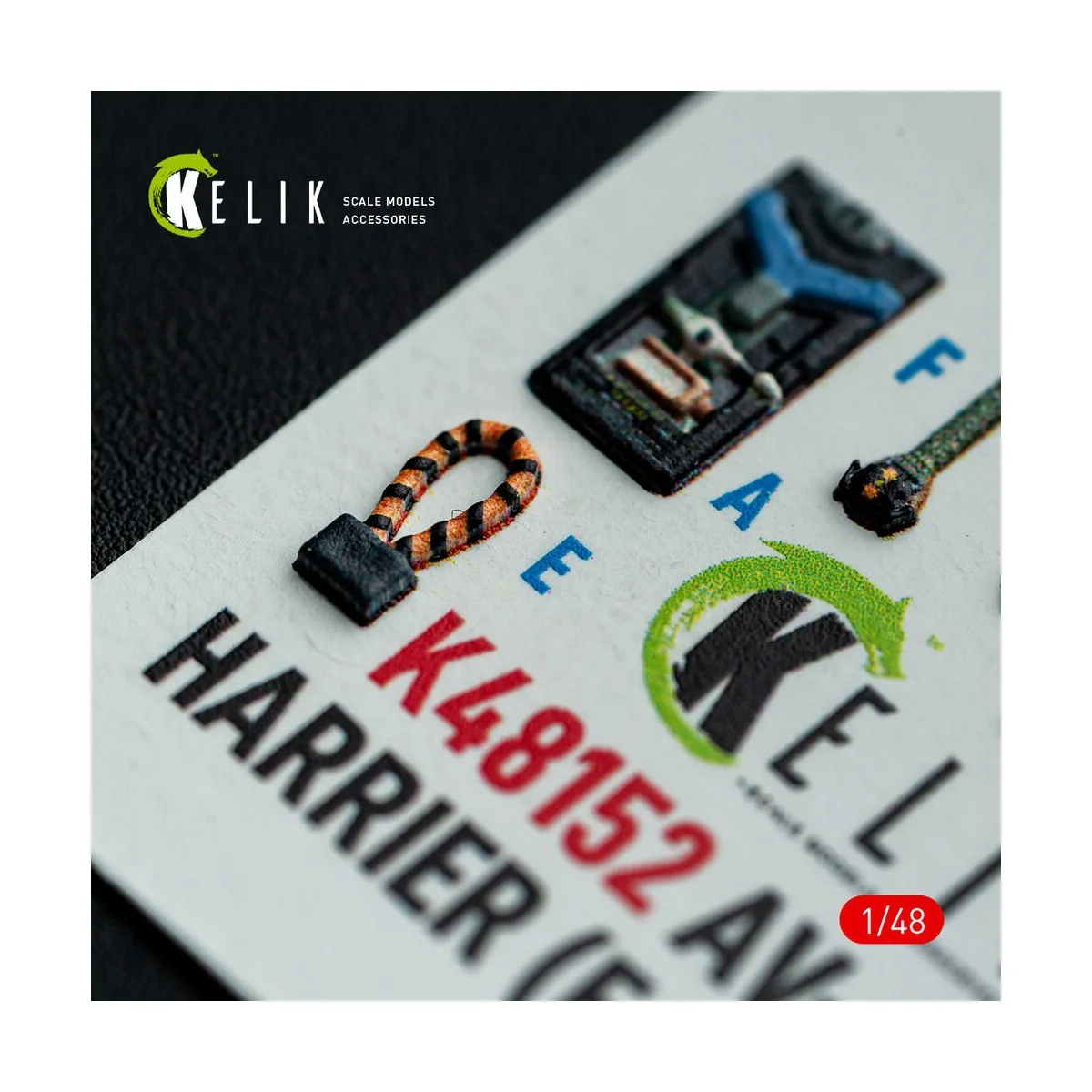 AV-8A HARRIER (Early) - interior 3D decals for Kinetic kit, 1/48 - ...