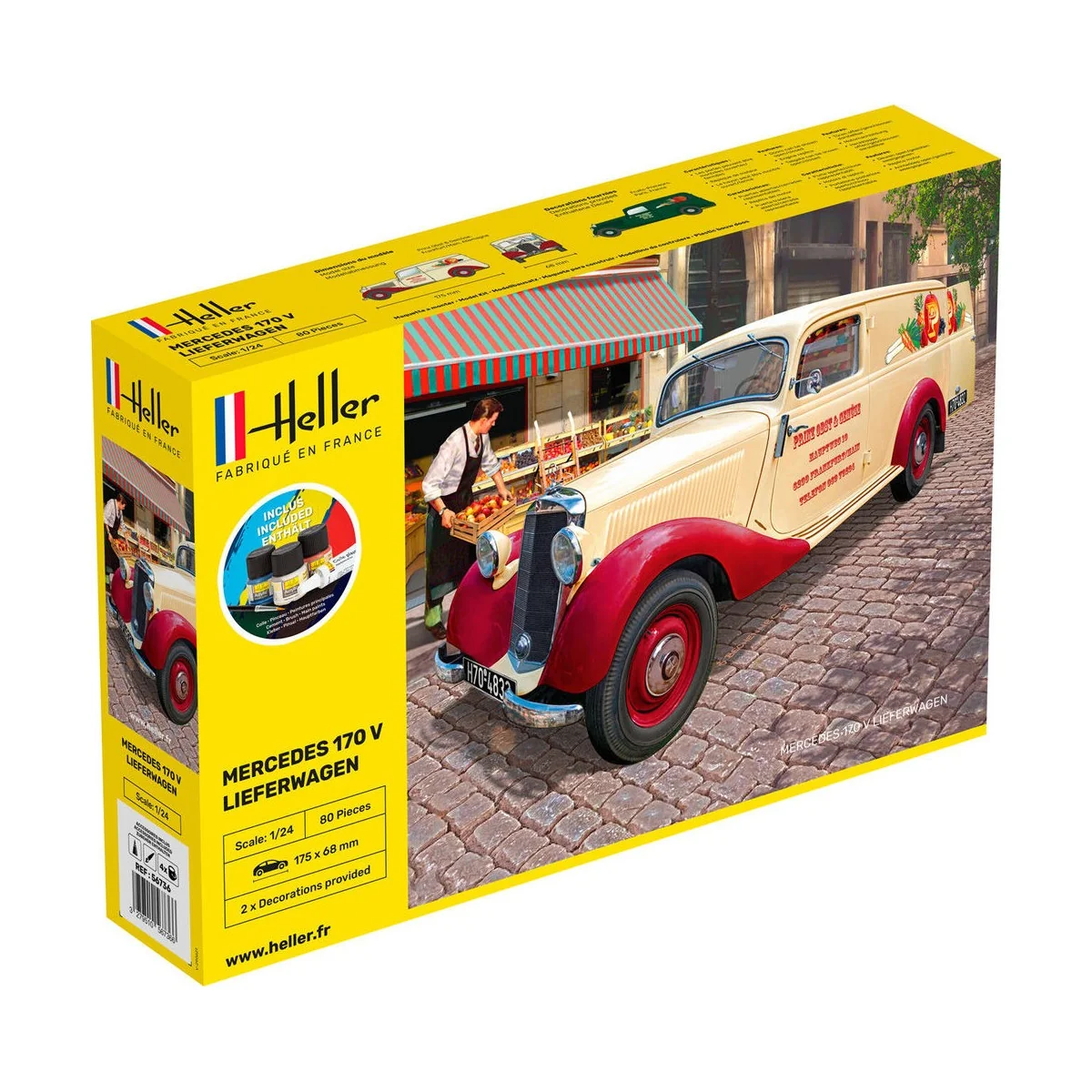 STARTER KIT MB 170 Lieferwagen - Heller 56736