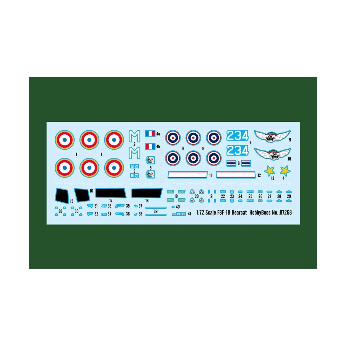 F8F-1B Bearcat, 1/72 - Hobby Boss 87268 F8F-1B Bearcat, 1/72 - Hobby Boss 87268
