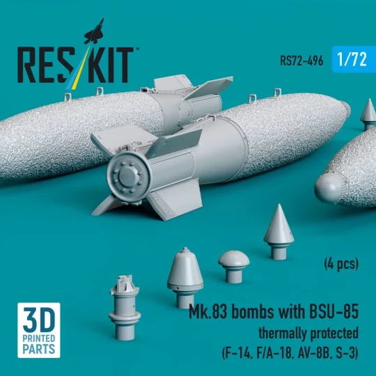 Mk.83 bombs with BSU-85 thermally protected (4 pcs) (F-14, F/A-18, ...