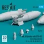 Mk.83 bombs with BSU-85 thermally protected (4 pcs) (F-14, F/A-18, ...