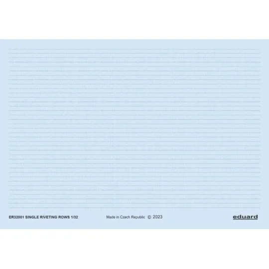 Single riveting rows 1/32 - Eduard Accessories ER32001