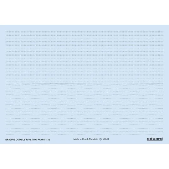 Double riveting rows 1/32 - Eduard Accessories ER32002