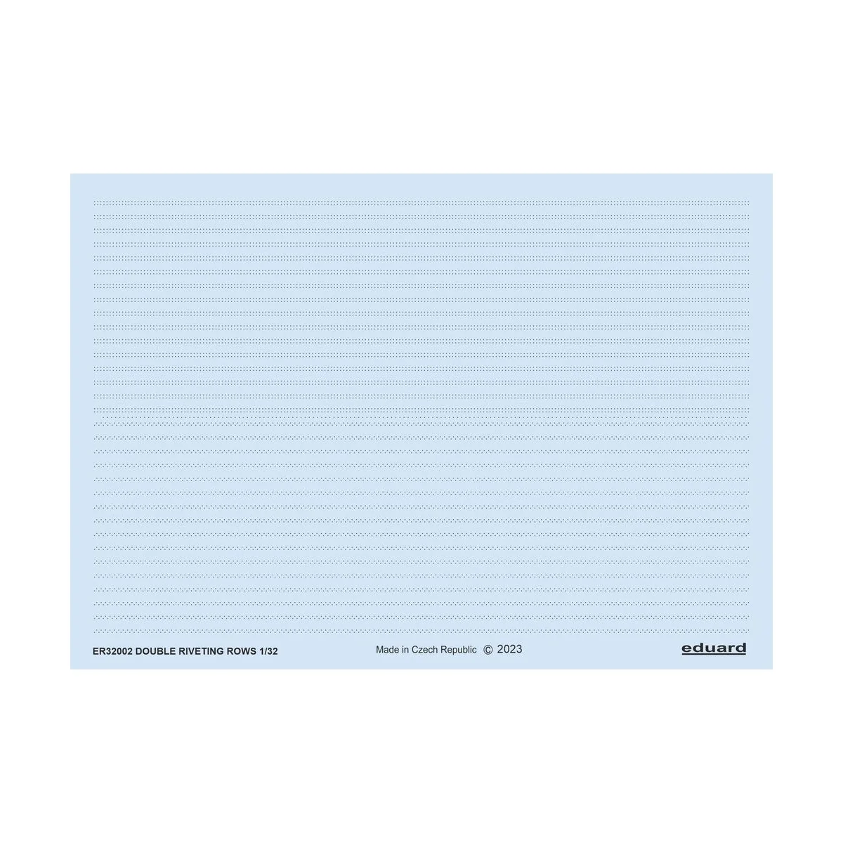 Double riveting rows 1/32 - Eduard Accessories ER32002