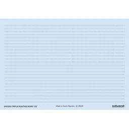 Triple riveting rows 1/32 - Eduard Accessories ER32003