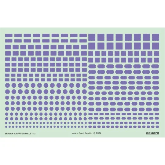Surface panels, 1/32 - Eduard Accessories ER32004