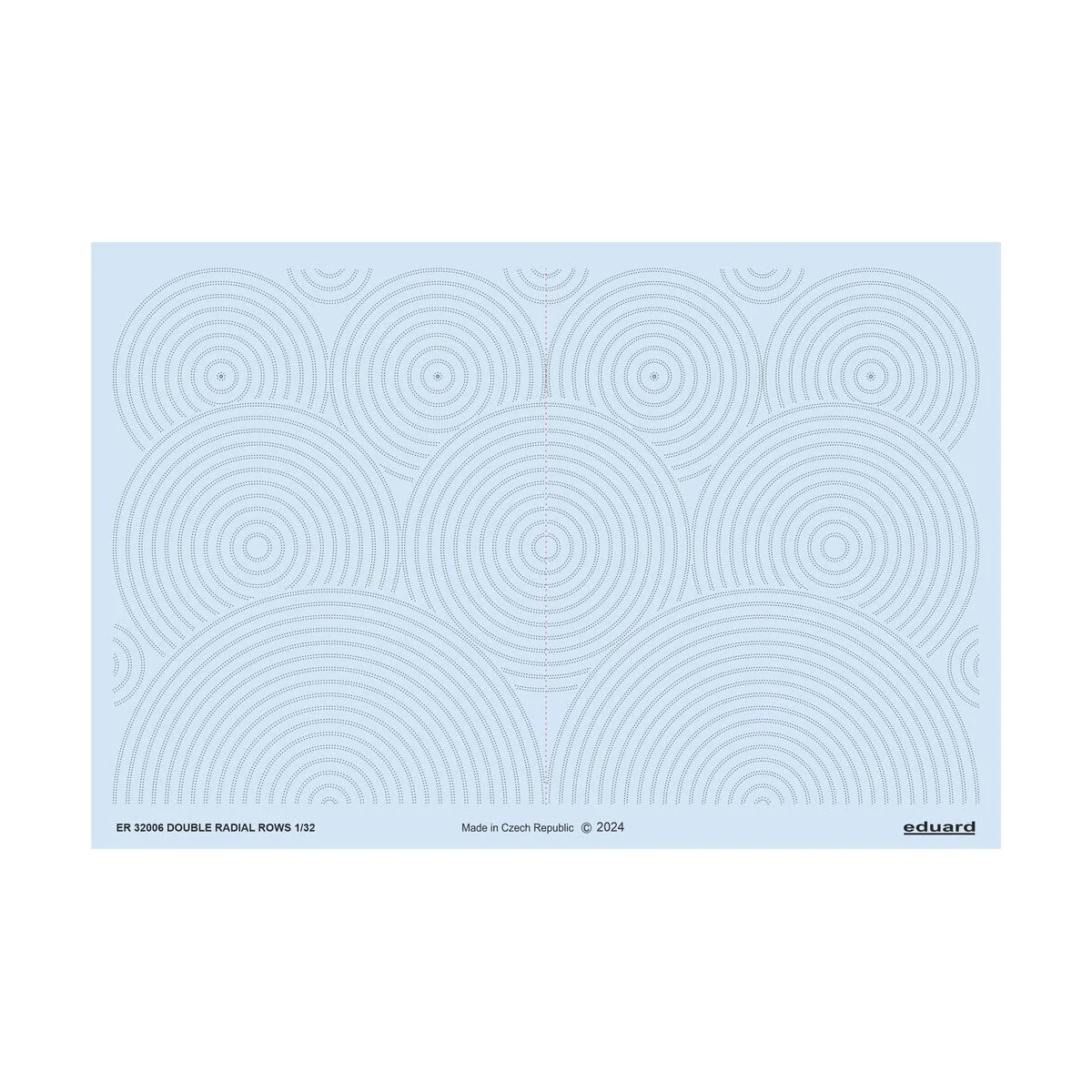 Double radial rows, 1/32 - Eduard Accessories ER32006 Double radial rows, 1/32 - Eduard Accessories ER32006