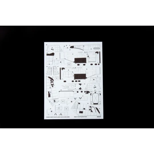 Mi-24V positive rivets & surface details, 1/48 - Eduard Accessories...