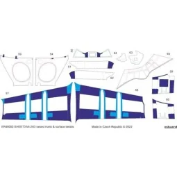 Mi-24D raised rivets & surface details, 1/48 - Eduard Accessories E...