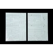 P-38J raised rivets & surface details for TAMIYA - Eduard Accessori...