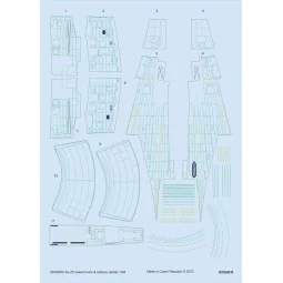 Su-25 raised rivets & surface details for ZVEZDA - Eduard Accessori...