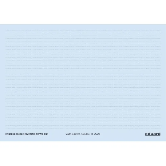 Single riveting rows, 1/48 - Eduard Accessories ER48006
