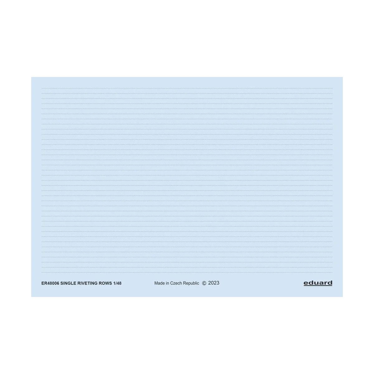 Single riveting rows 1/48 - Eduard Accessories ER48006