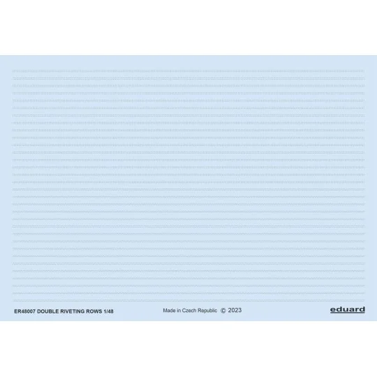 Double riveting rows, 1/48 - Eduard Accessories ER48007 Double riveting rows, 1/48 - Eduard Accessories ER48007