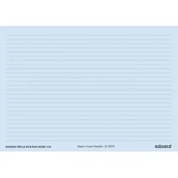 Triple riveting rows, 1/48 - Eduard Accessories ER48008