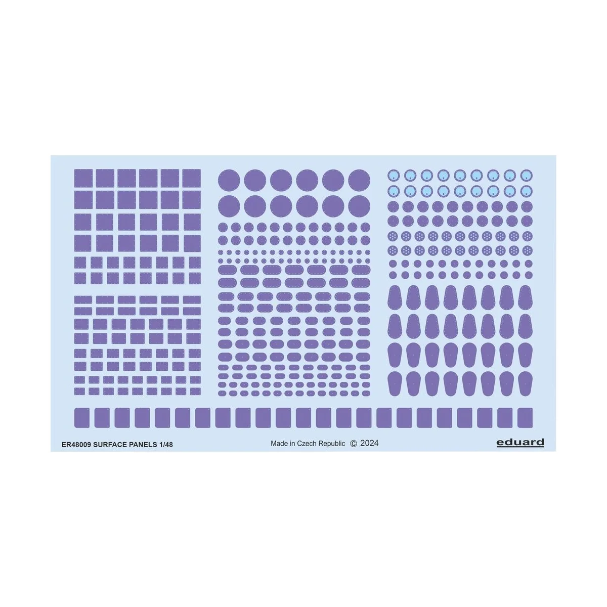 Surface panels 1/48 - Eduard Accessories ER48009