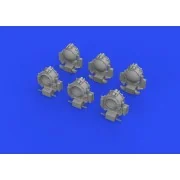 USN searchlights 36 inch PRINT, 1/350 - Eduard Accessories 653001 USN searchlights 36 inch PRINT, 1/350 - Eduard Accessories 653001