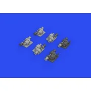 USN electric ship winches PRINT, 1/350 - Eduard Accessories 653003 USN electric ship winches PRINT, 1/350 - Eduard Accessories 653003