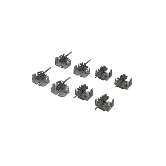 5"/25 caliber gun Mk.10 PRINT, 1/350 - Eduard Accessories 653008 5"/25 caliber gun Mk.10 PRINT, 1/350 - Eduard Accessories 653008