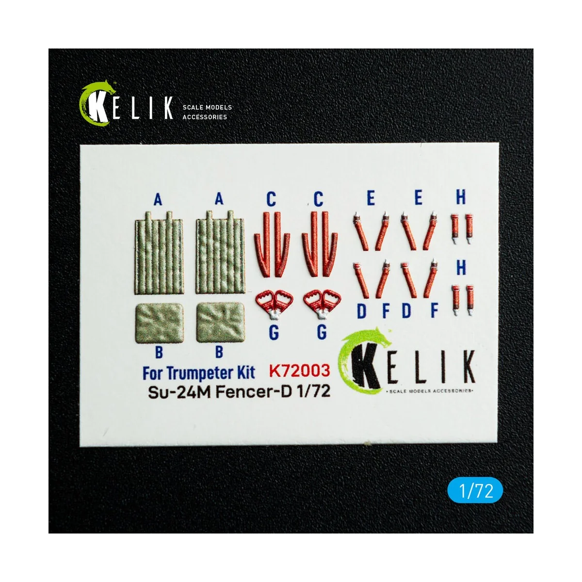 SU-24M interior 3D decals for Trumpeter kit, 1/72 - Kelik K72003