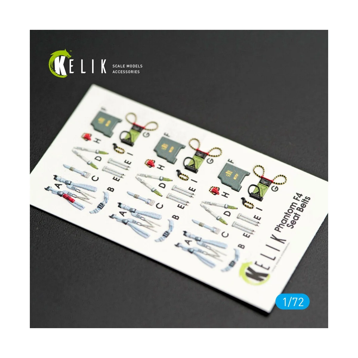 F-4J Phantom II interior 3D decals for FineMolds kit, 1/72 - Kelik ...