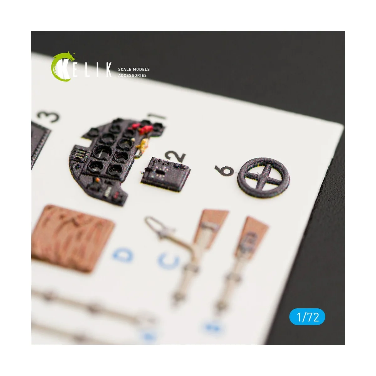 BF109-10G interior 3D decals for Fine Molds kit, 1/72 - Kelik K72010