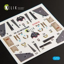 TA-4J Skyhawk interior 3D decals for Fujimi/Hobby 2000 kit, 1/72 - ...