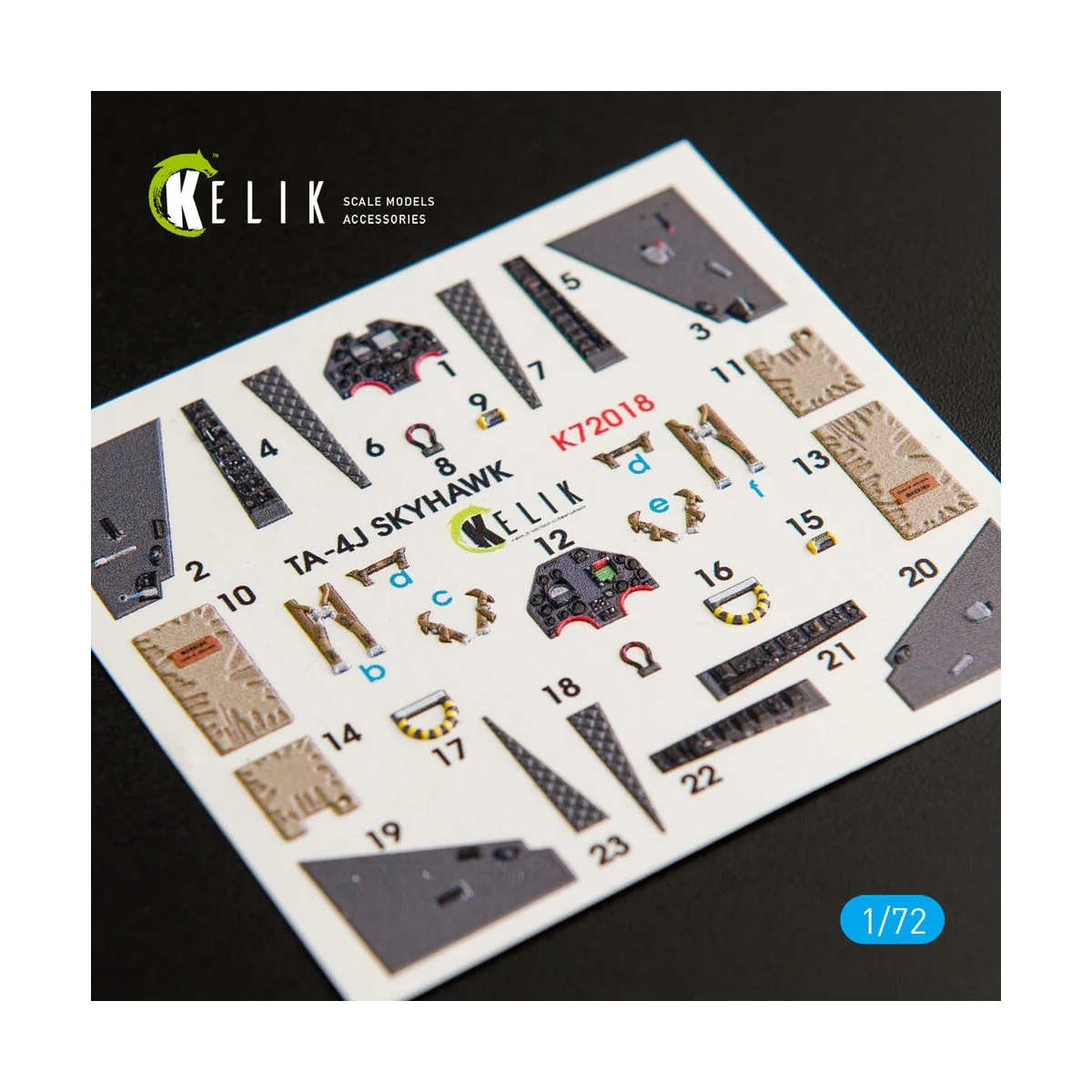 TA-4J Skyhawk interior 3D decals for Fujimi/Hobby 2000 kit, 1/72 - ...