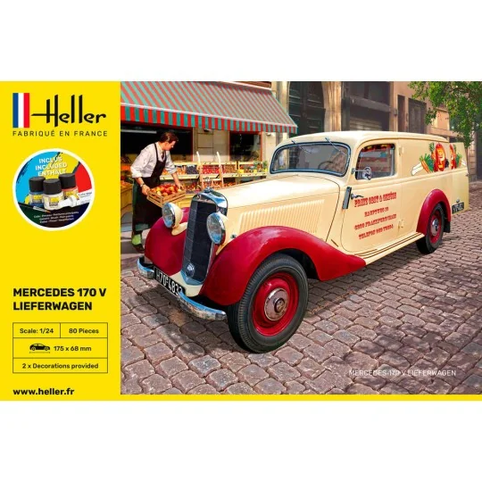 STARTER KIT MB 170 Lieferwagen - Heller 56736