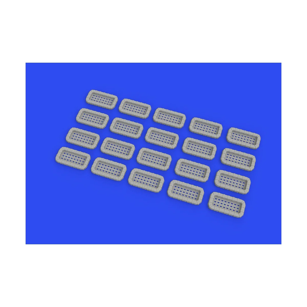 Balsa life raft PRINT 1/350 for, 1/350 - Eduard Accessories 653017