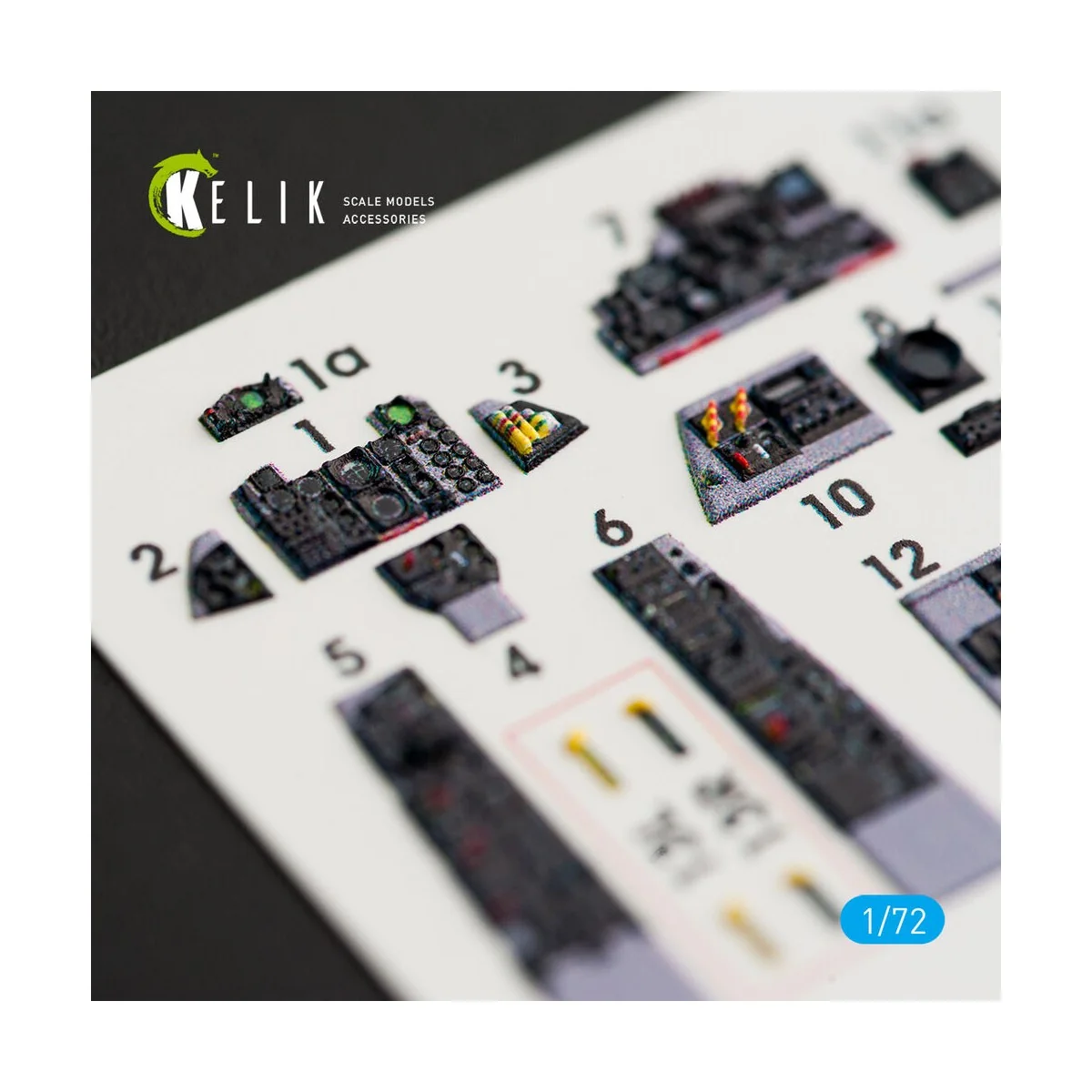 RF-4EJ Phantom II interior 3D decals for Fine Molds kit, 1/72 - Kel...