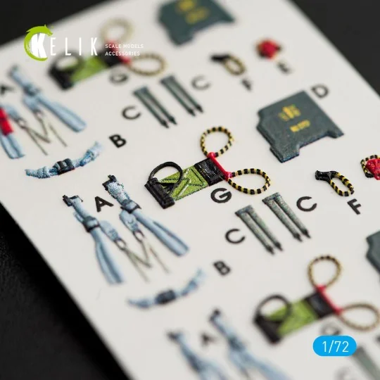 RF-4EJ Phantom II interior 3D decals for Fine Molds kit, 1/72 - Kel...