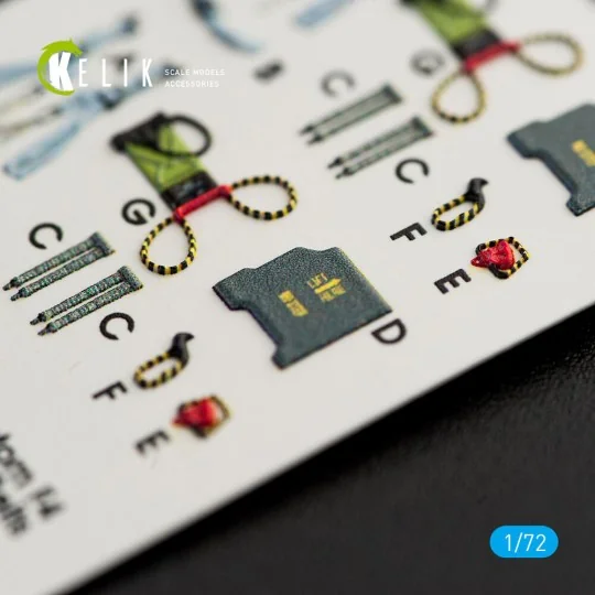 RF-4EJ Phantom II interior 3D decals for Fine Molds kit, 1/72 - Kel...