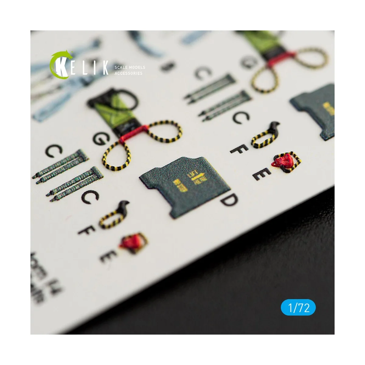 RF-4EJ Phantom II interior 3D decals for Fine Molds kit, 1/72 - Kel...
