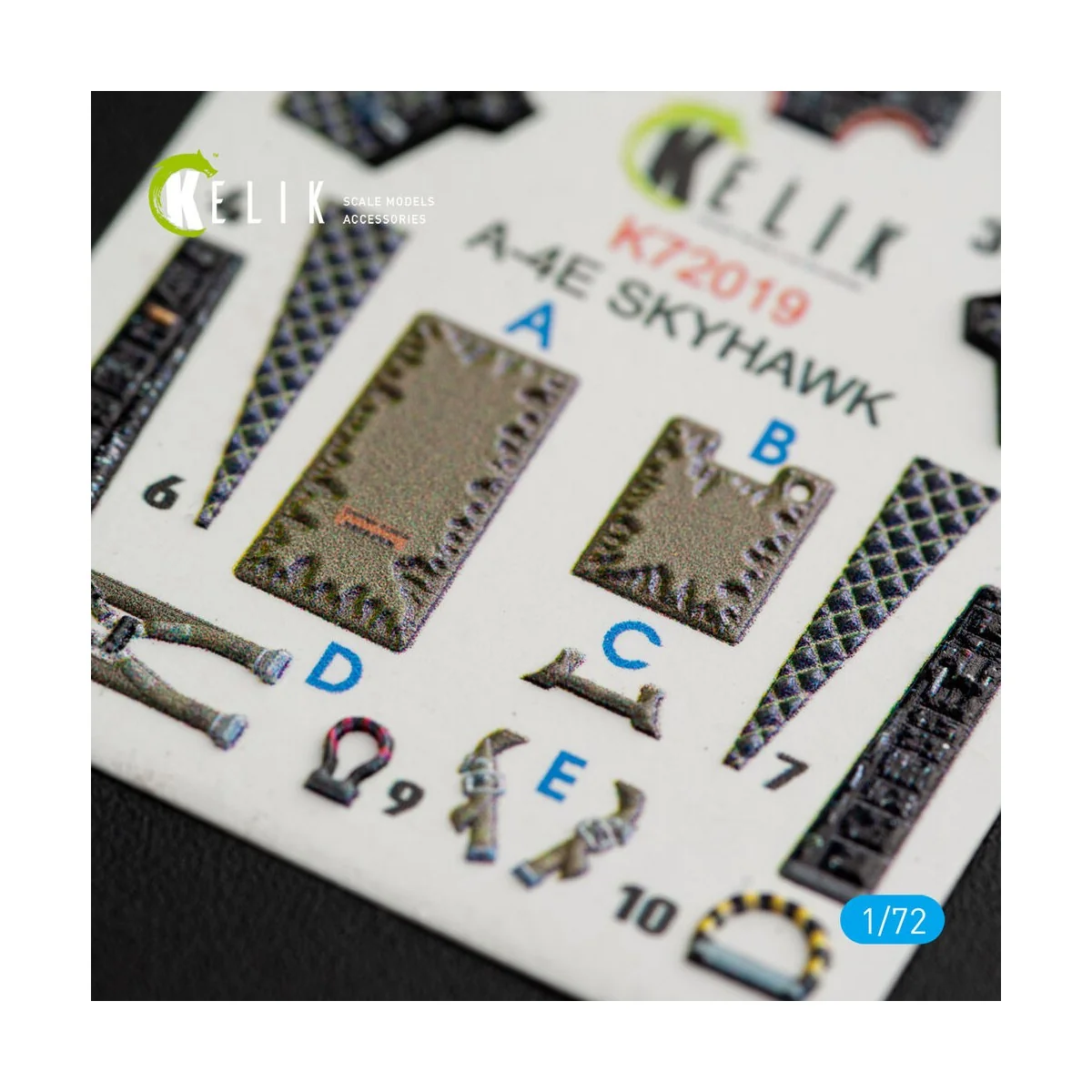 A-4E Skyhawk interior 3D decals for Fujimi/Hobby 2000 kit, 1/72 - K...