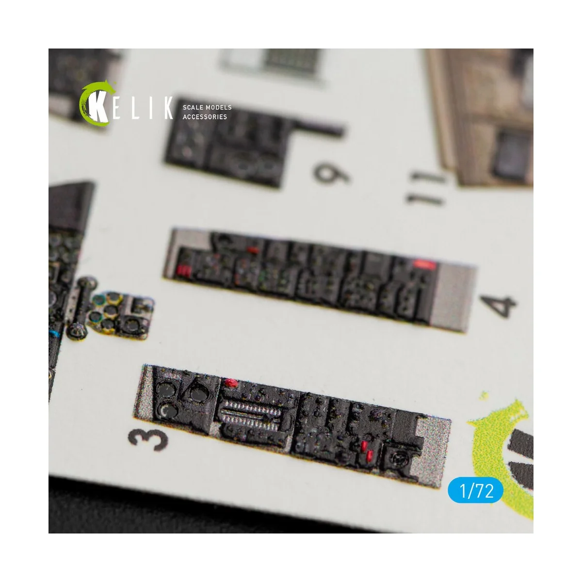 F-4(B, N) Phantom II interior 3D decals for Hasegawa kit, 1/72 - Ke...