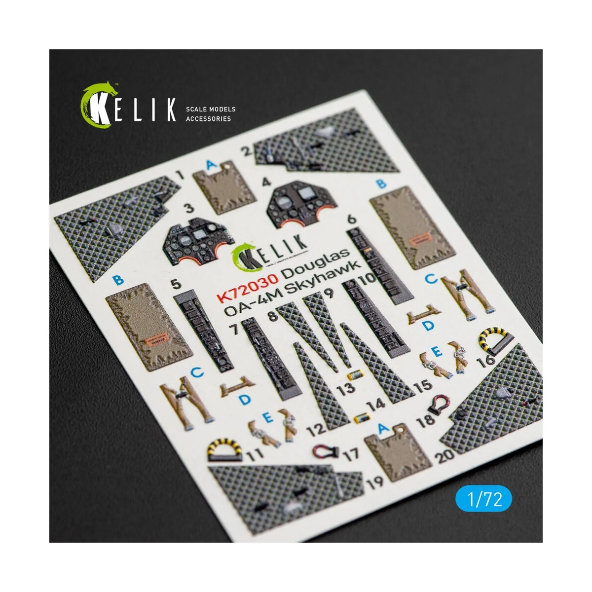 OA-4M Skyhawk interior 3D decals for Fujimi/Hobby 2000 kit, 1/72 - ...