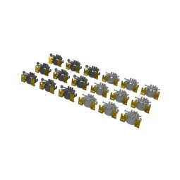 IJN Type 96 25mm AA gun (triple) PRINT, 1/350 - Eduard Accessories ...