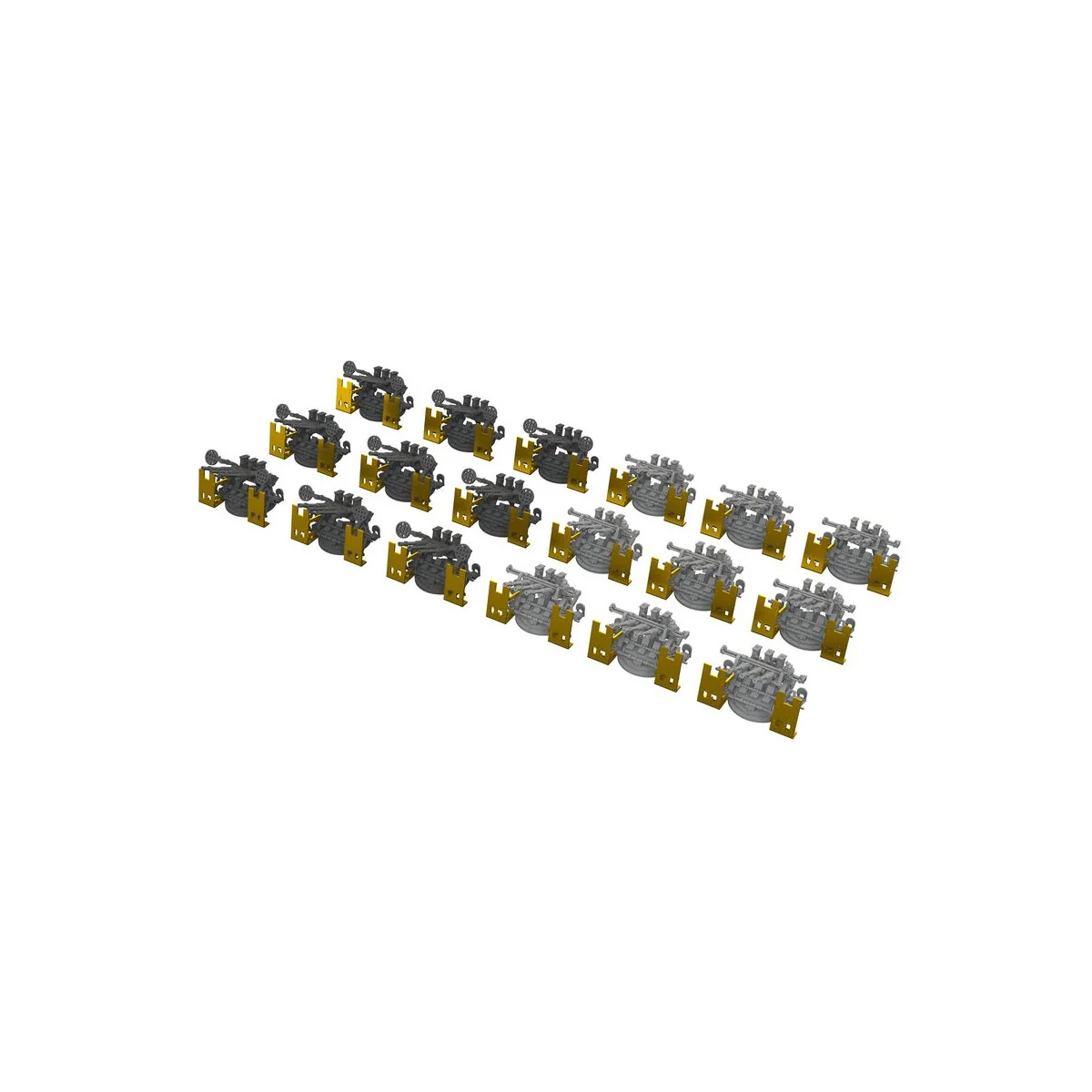 IJN Type 96 25mm AA gun (triple) PRINT - Eduard Accessories 653021