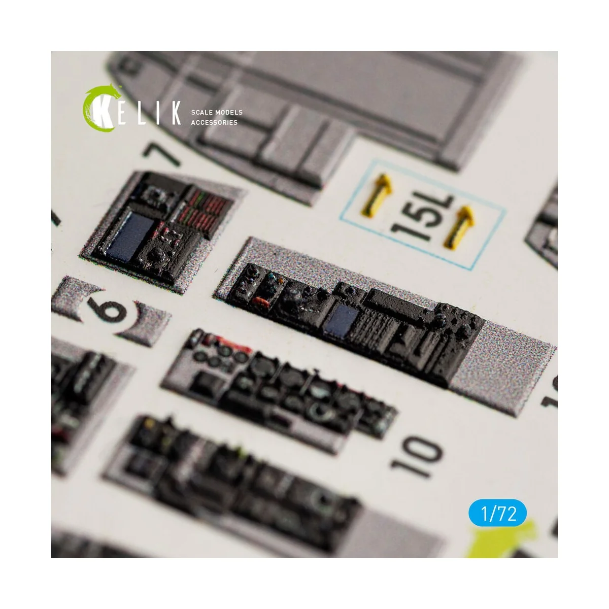 RF-4C Phantom II interior 3D decals for Hasegawa kit, 1/72 - Kelik ...
