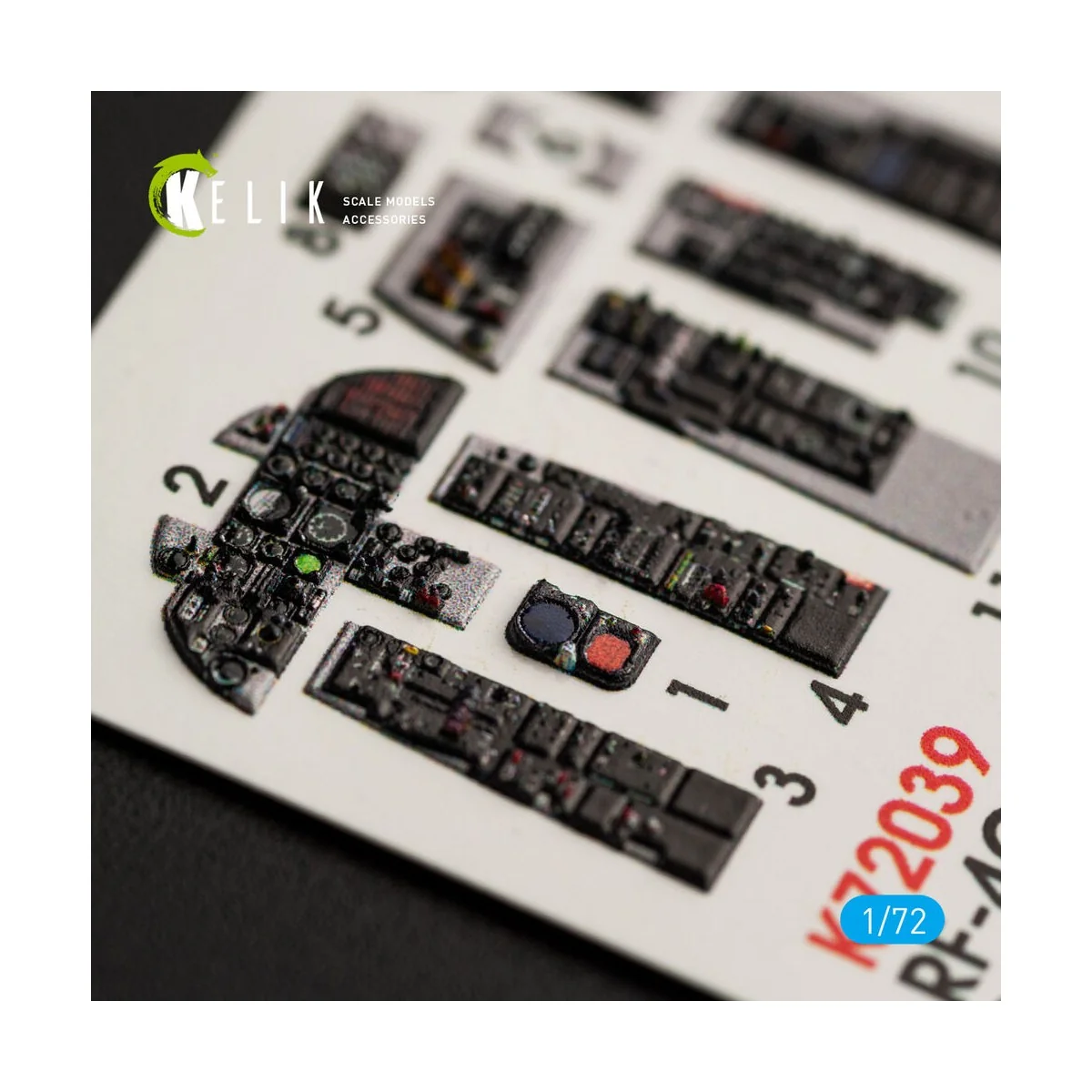 RF-4C Phantom II interior 3D decals for Hasegawa kit, 1/72 - Kelik ...