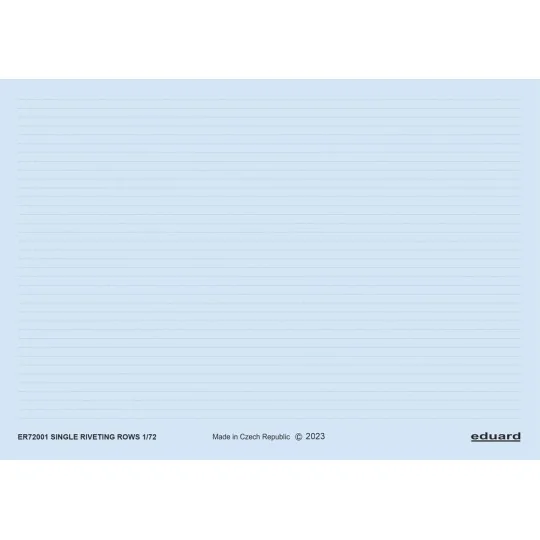 Single riveting rows, 1/72 - Eduard Accessories ER72001